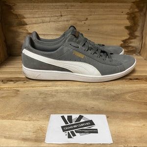 Puma classic low top grey white sneakers shoes